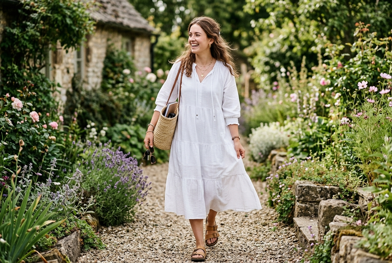 Lottie Mini Dress in White